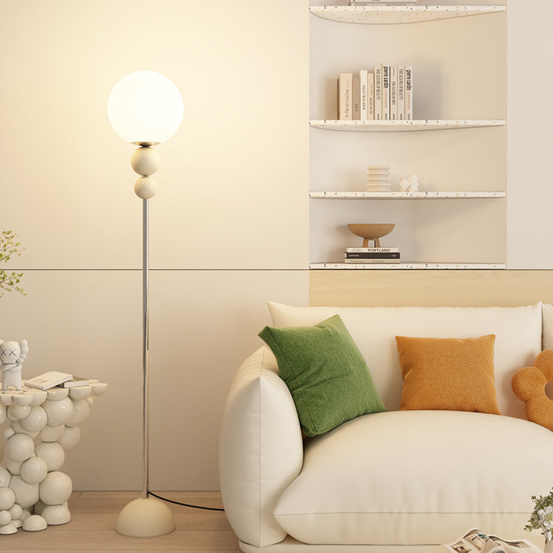 Vertical Bedside Table and Floor Lamp with Color Modes