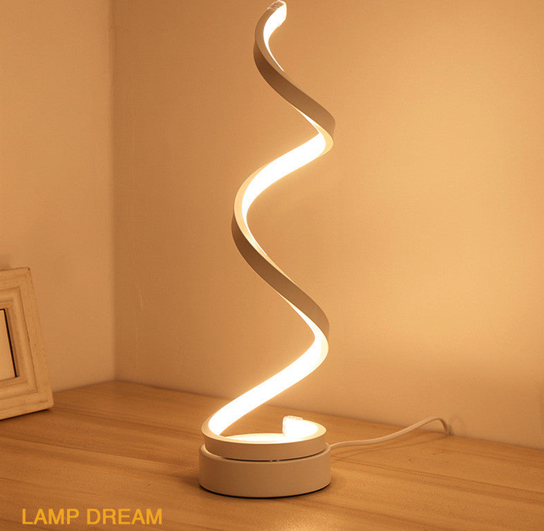 Table Lamp Metal Base With Three Color LED Dimming Remote