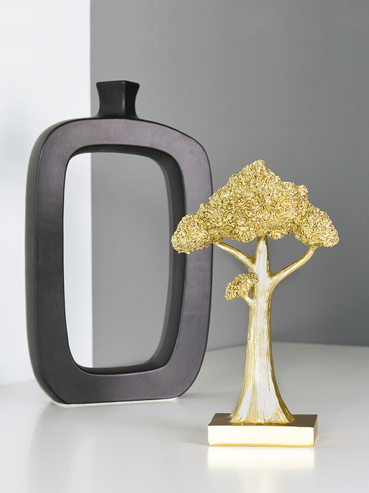 Light Luxury Nordic Lucky Leaf Fortune Tree Desktop Decor