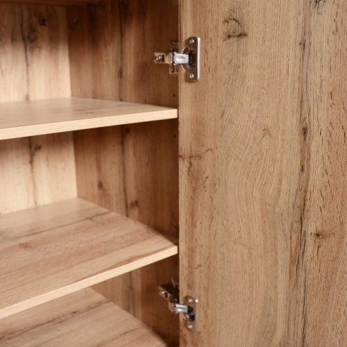 Wardrobe Set With Coat Hooks Mirror Shoe Cabinet Bench