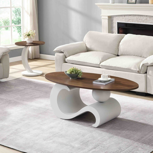 Anthony & Home studio nesting coffee tables with MDF tops, modern design, featuring multiple sizes and sleek finishes.