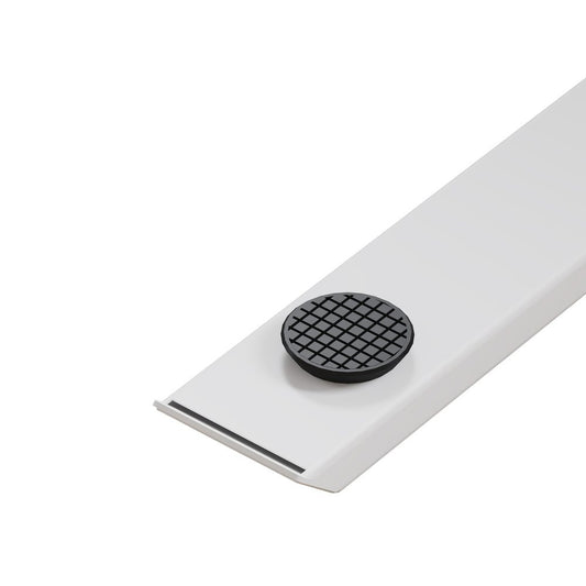 59" Adjustable Light Khaki and White L Shape Standing Desk - Anthony & Home