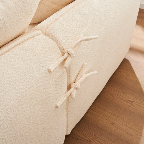 Video Provided Deep Seat 3 Seater L Shape Sofa Chaise