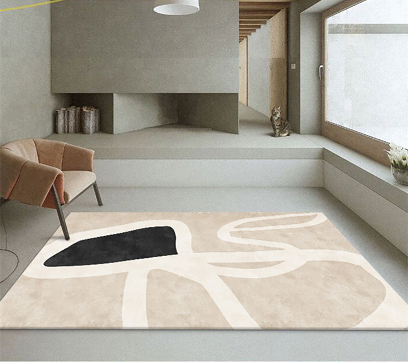 Geometric Rectangle Living Room Carpet Modern Minimalist