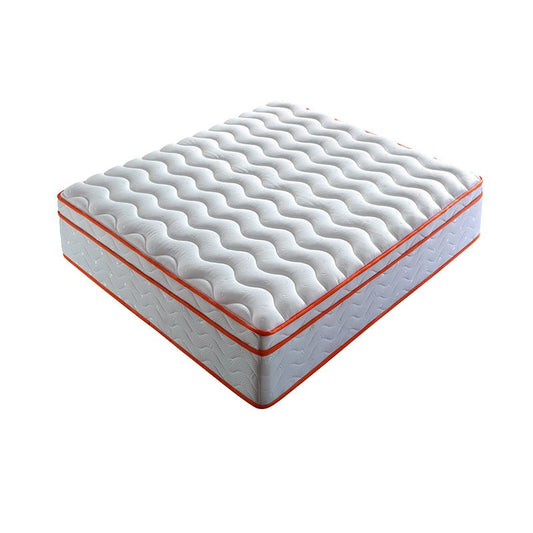 Queen hybrid mattress from Anthony & Home's Exclusive Collection featuring memory foam and supportive mattress layers.
