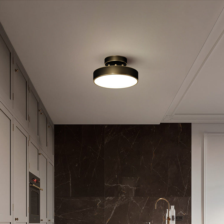 Copper Ceiling Light LED Modern Round Lamps 12cm 20cm