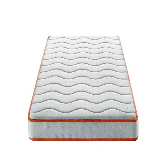 Anthony & Home Atelier Twin Hybrid Mattress with 6-inch pocket spring support and plush top for comfortable sleep.