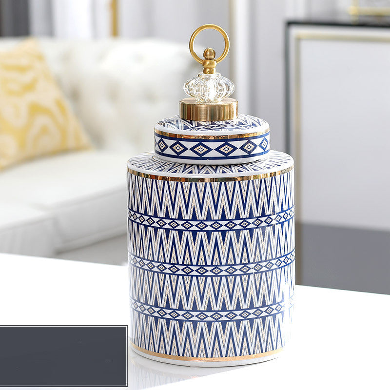 Ceramic Jar Light Luxury Modern European Home Decor