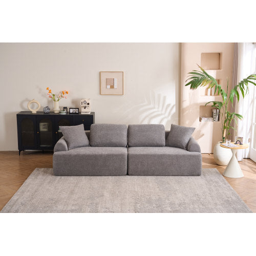 4 Seater Compression Sofa With Crochet Yarn Fabric