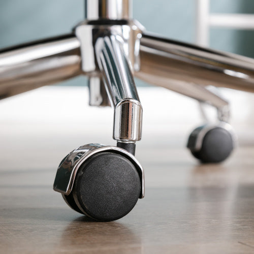 Modern Faux Fur Home Office Chair White Plush Makeup