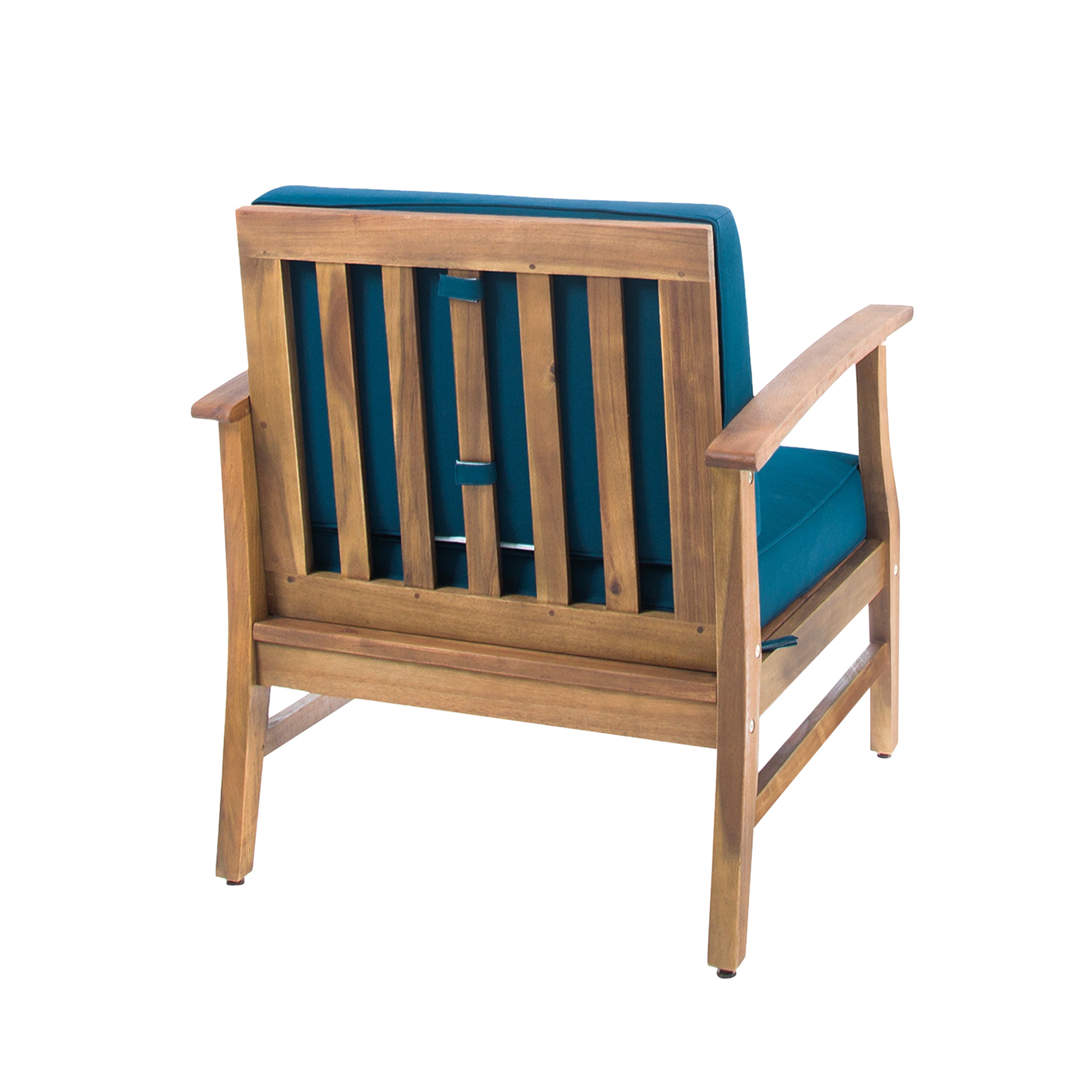 Set of two blue velvet Perla Club Chairs by Anthony & Home featuring plush upholstery and stylish design.