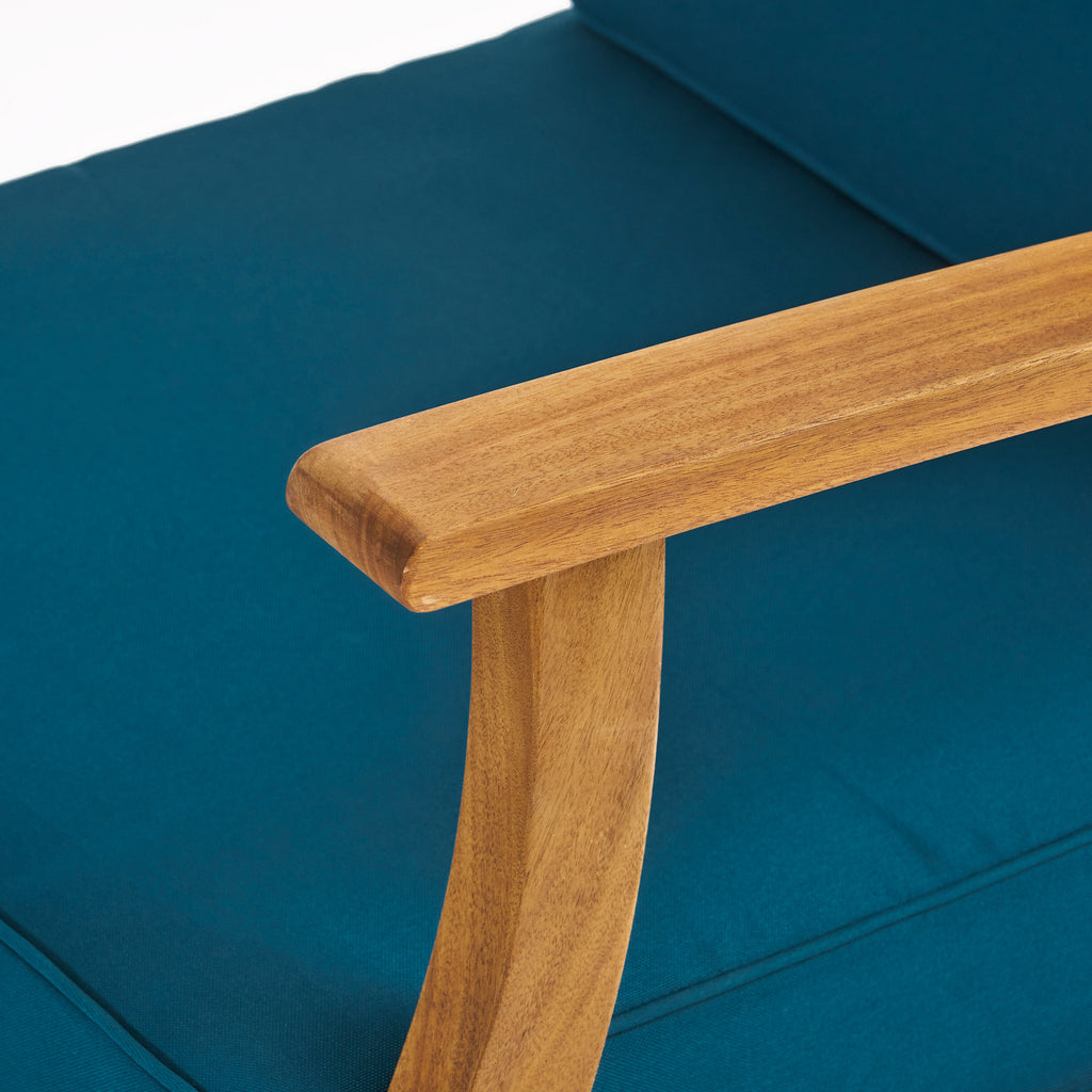 Set of two Anthony & Home Perla Club Chairs in luxurious blue velvet, stylish and comfortable for modern living spaces.