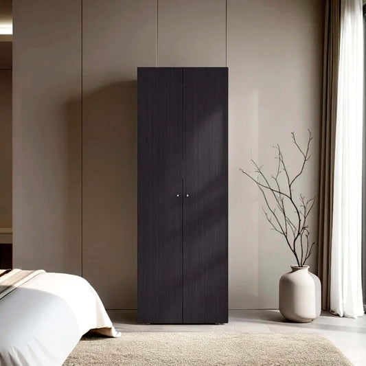 Wenge Finish Wardrobe Cabinet In Modern Collection For Bedroom Use With Subtle Boutique Exclusivity