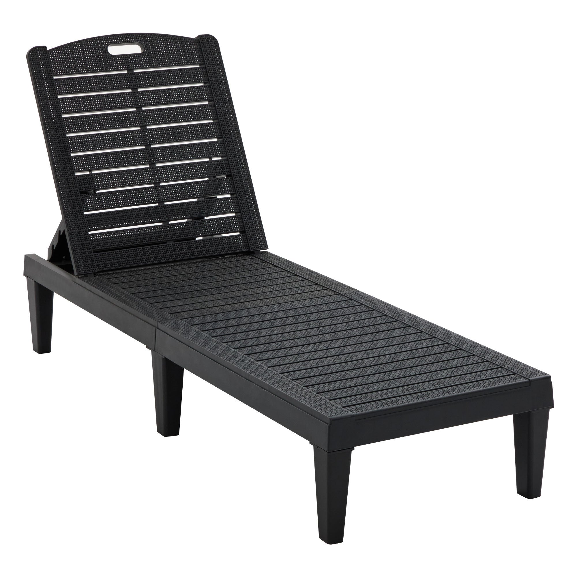 Anthony & Home outdoor chaise lounge set with two adjustable-backrest loungers on a patio, perfect for relaxing outdoors.