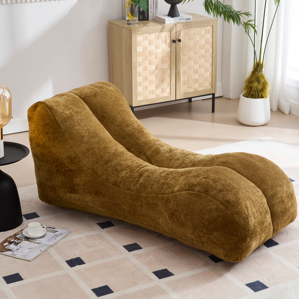 Anthony & Home bean bag sofa chair with sponge filling, soft fabric cover and plush, comfortable seating for relaxing.