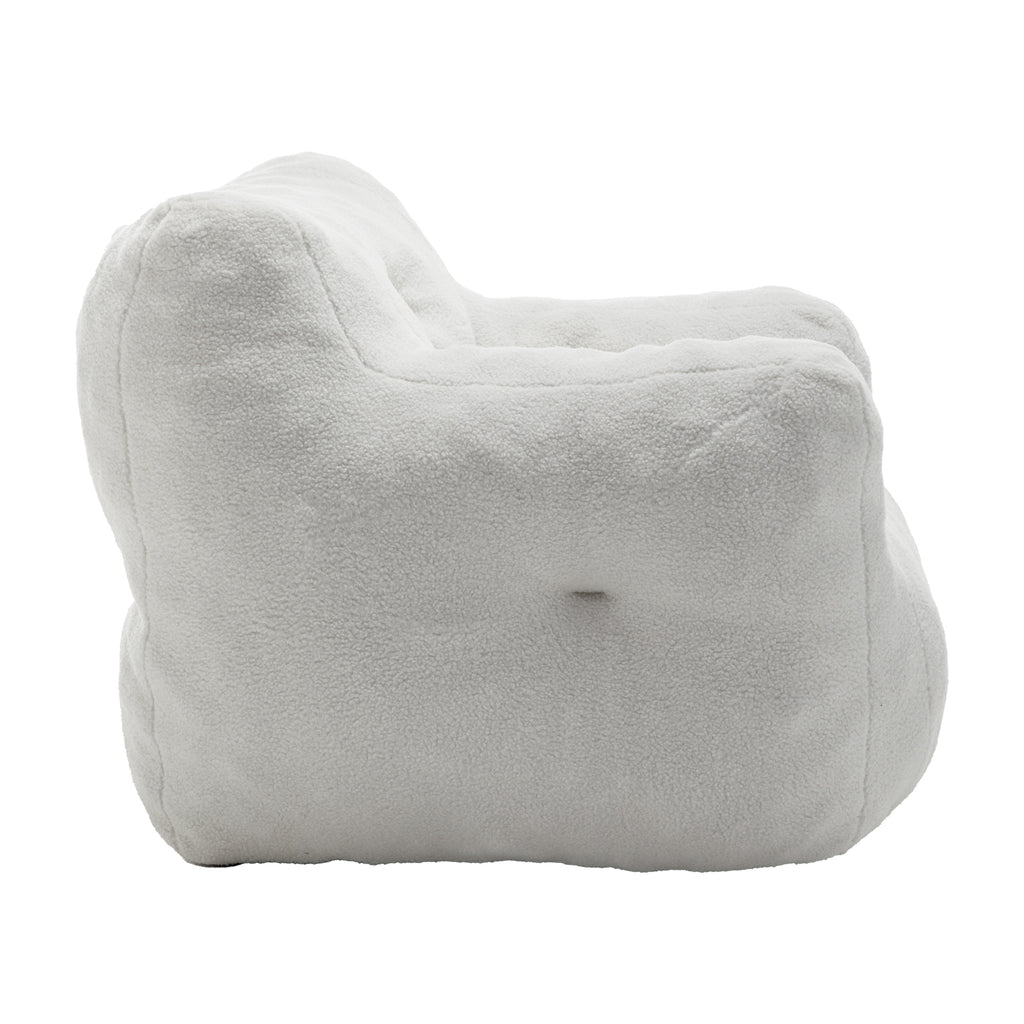 Anthony & Home foam-filled bean bag chair with armrests, perfect for living room or bedroom relaxation.