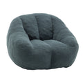 Studio green Anthony & Home tufted memory foam bean bag chair with plush fabric and comfortable, casual seating.