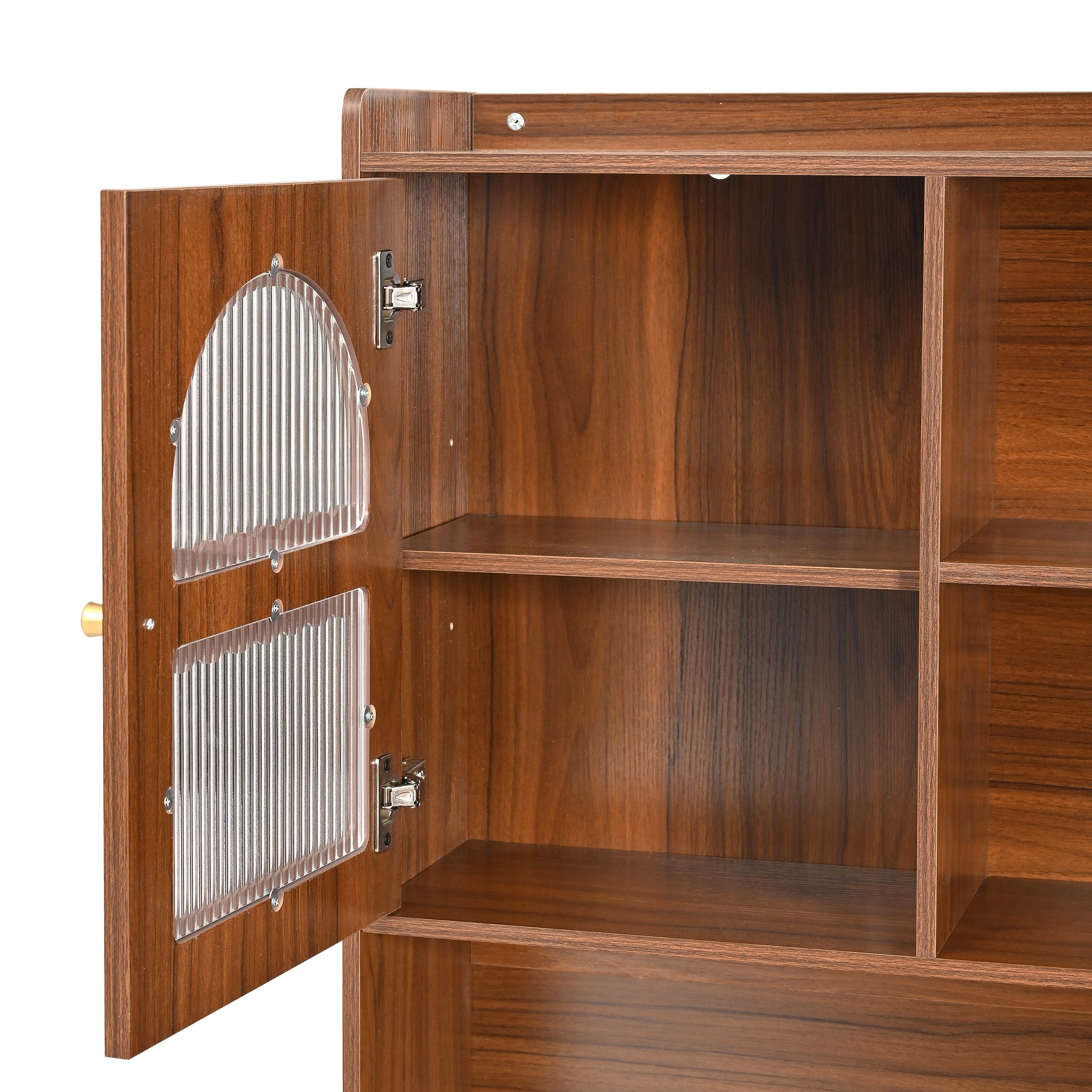 Rotating desk with storage from Anthony & Home Studio Collection, featuring a circular surface and built-in storage compartments