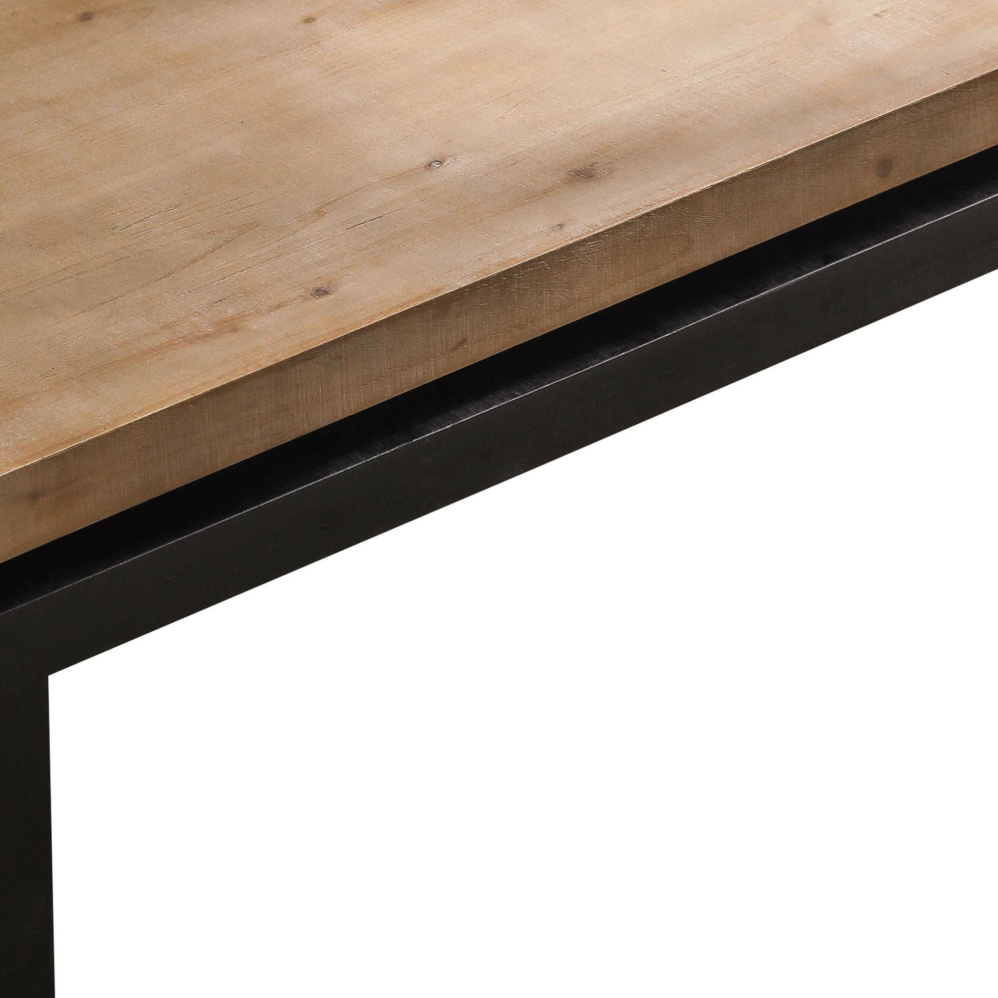 Two-tone wood floating top coffee table by Anthony & Home, showcasing a modern, minimalist design with sleek floating top.