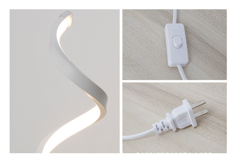 Table Lamp Metal Base With Three Color LED Dimming Remote