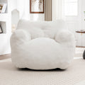 Anthony & Home foam-filled bean bag chair with armrests, perfect for living room or bedroom relaxation.