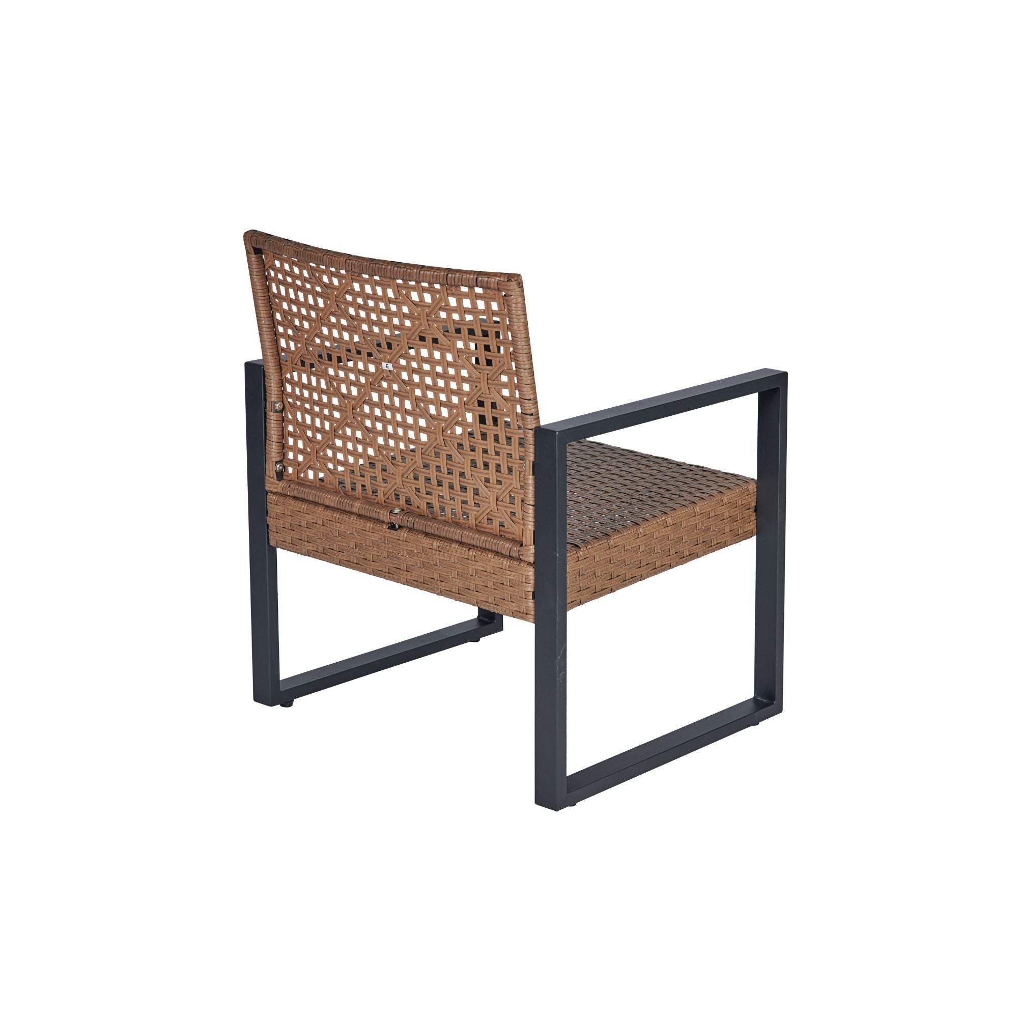 Anthony & Home Acacia Wood Studio outdoor 4-piece furniture set with table and chairs, ideal for patio or garden seating area.
