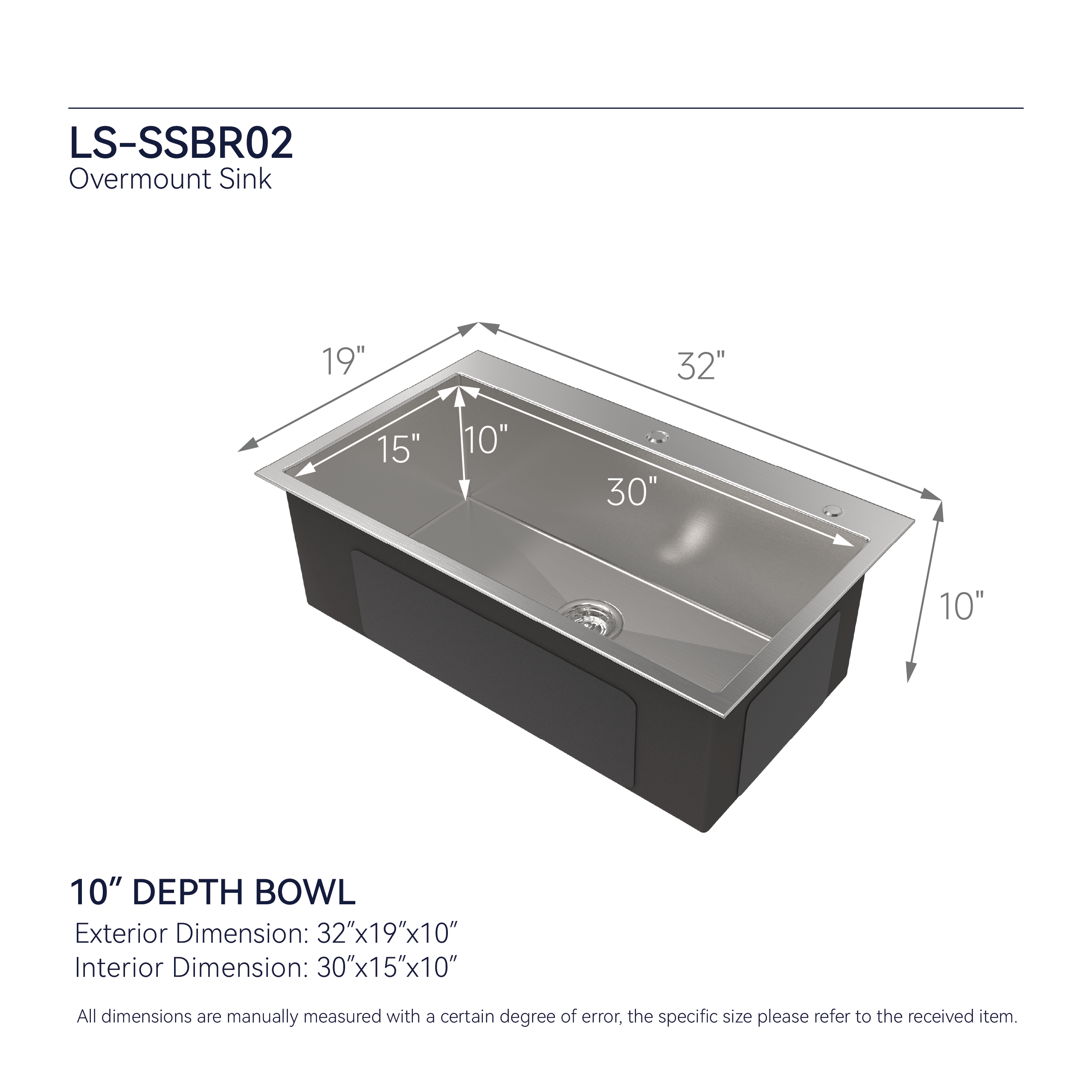 Anthony & Home brushed nickel overmount kitchen sink with dual basins and modern design, installed in a contemporary kitchen setting