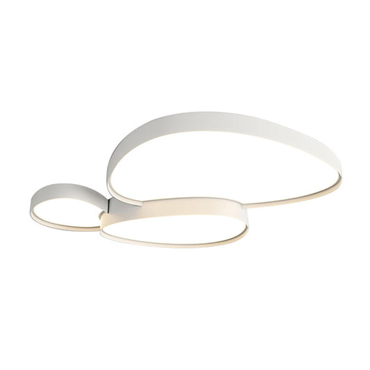 Simple Modern Whole House Lamps With Three Color Led Remote