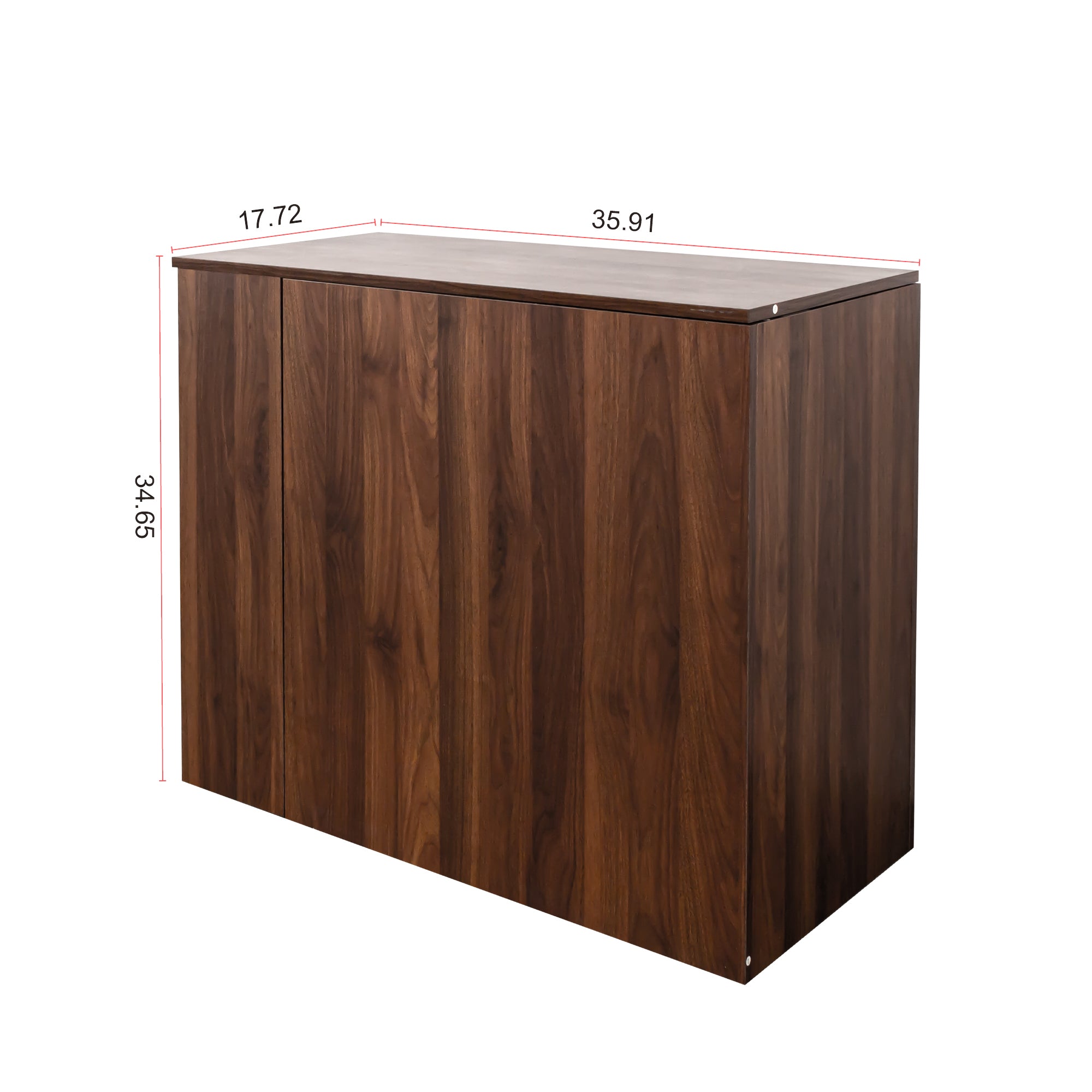 Walnut Collection limited computer desk with drawers by Anthony & Home, featuring a sleek wooden workspace and storage drawers.
