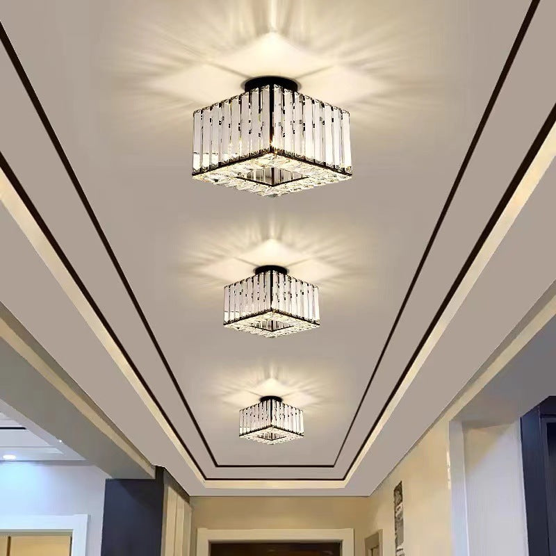 Crystal Light Luxury Chandelier For Home Decor Balcony