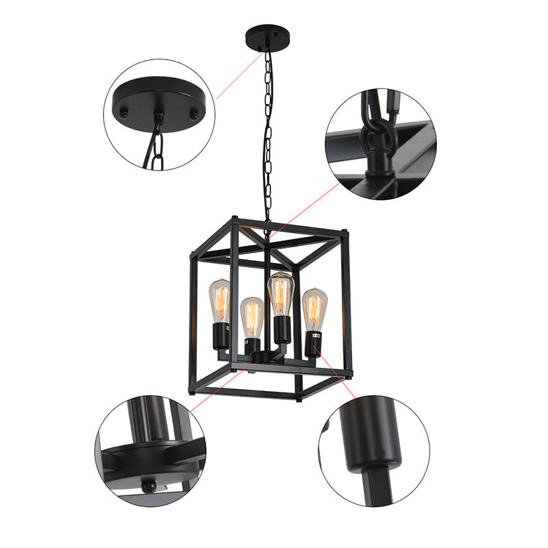 Retro American Industrial Pendant Lamps For Modern Kitchen