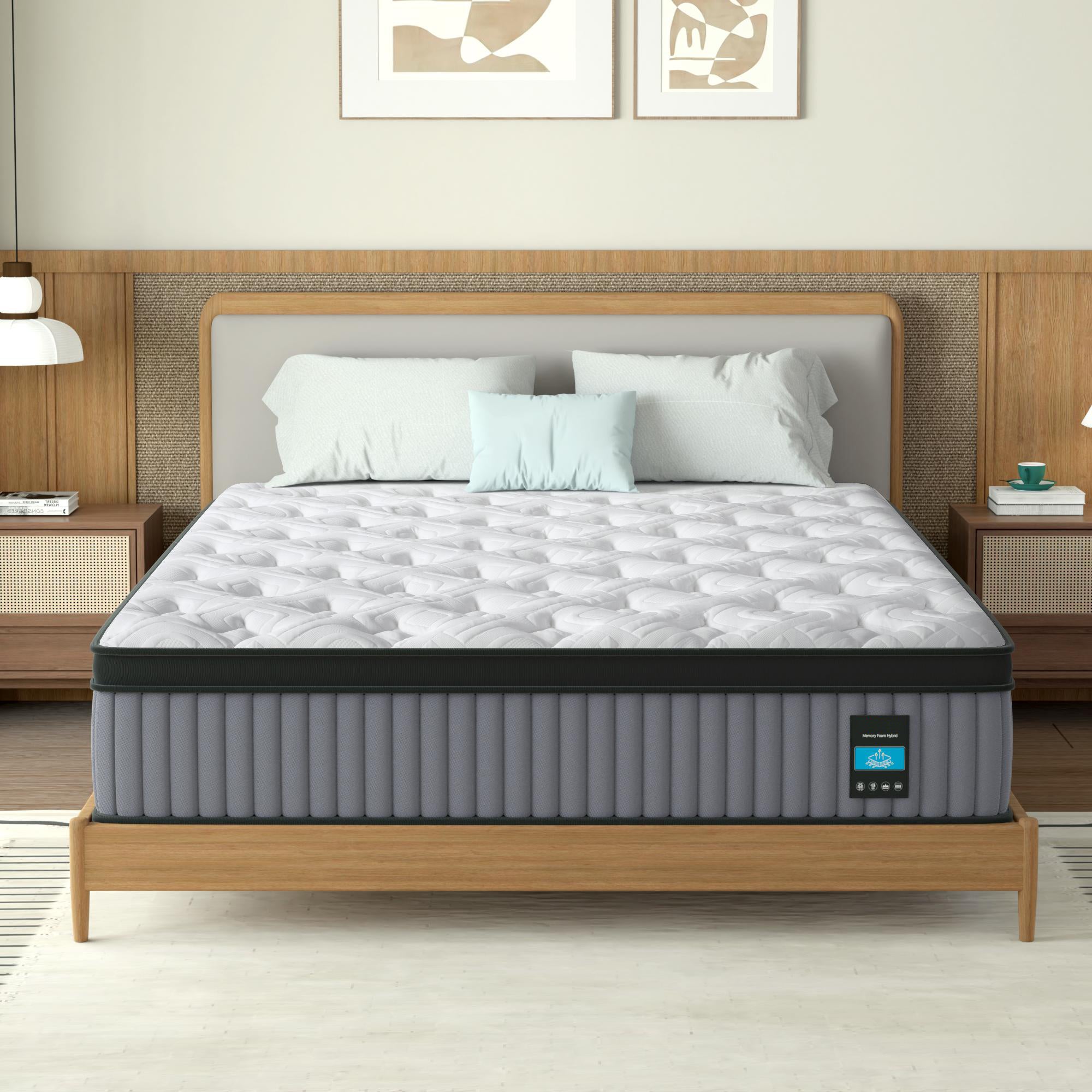 14 Inch Memory Foam Pocket Spring Mattress Elite