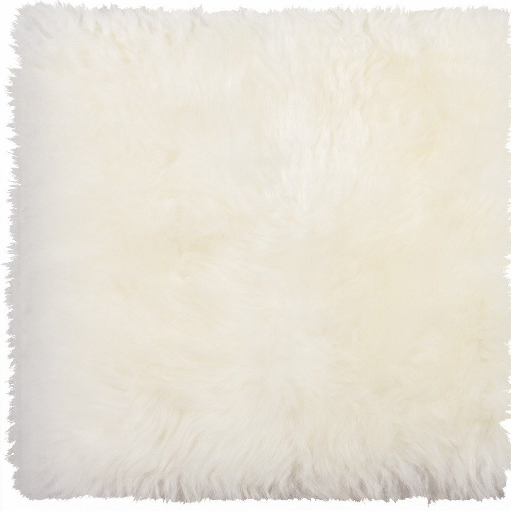 17" X 17" Gray Genuine Sheepskin Chair Pad