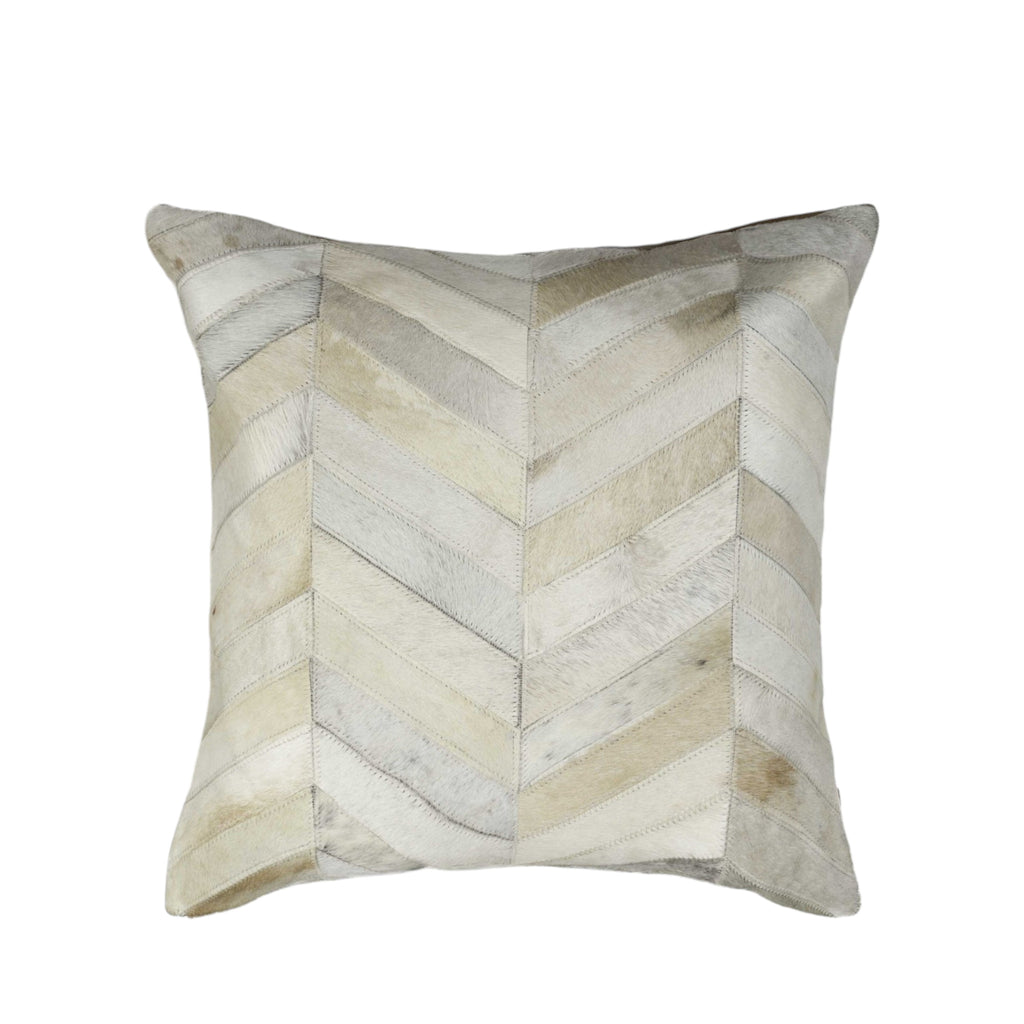 Set of Two Natural Cowhide Throw Pillow-2