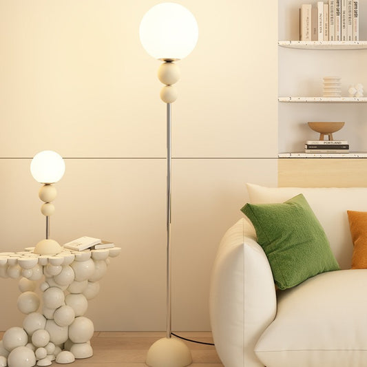 Vertical Bedside Table and Floor Lamp with Color Modes