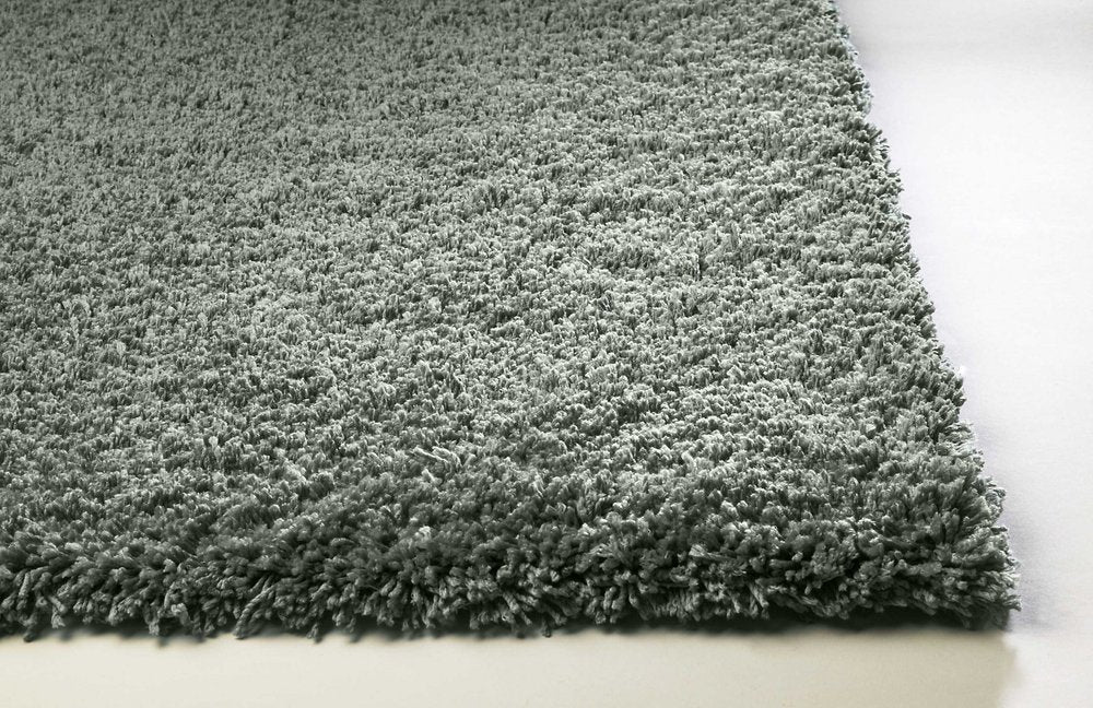 9' X 13' Slate Blue Hand Woven Area Rug