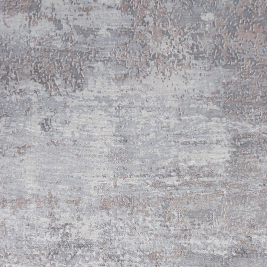 9' X 13' Slate Gray And Dark Gray Abstract Hand Loomed Area Rug