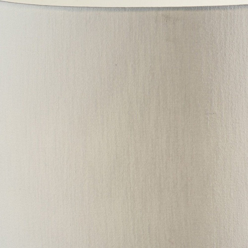 Natural wood circular block table lamp by HomeRoots, featuring a round wooden base and a fabric shade for modern decor.