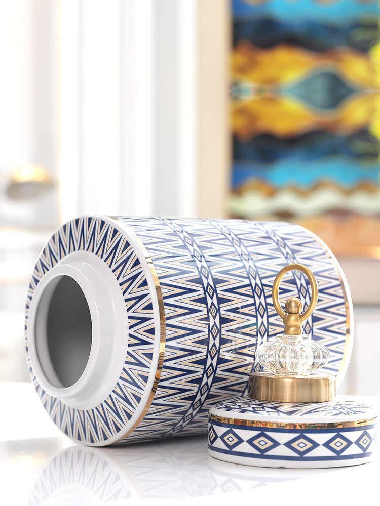 Ceramic Jar Light Luxury Modern European Home Decor