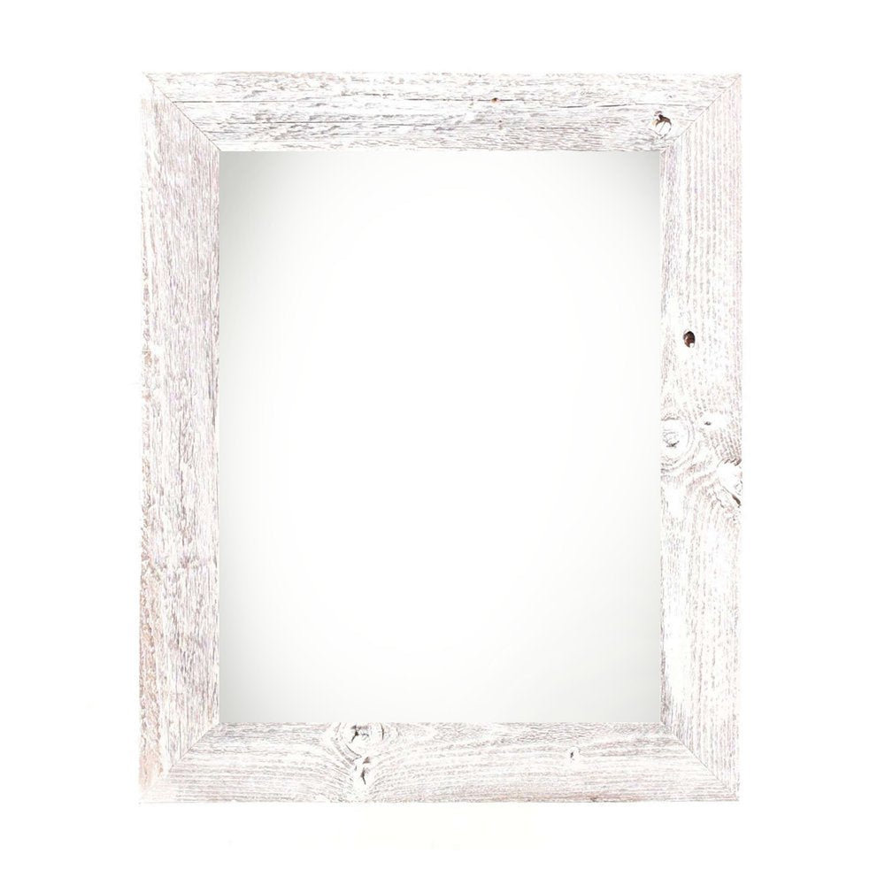 8" x 8" White Solid Wood Tabletop Picture Frame
