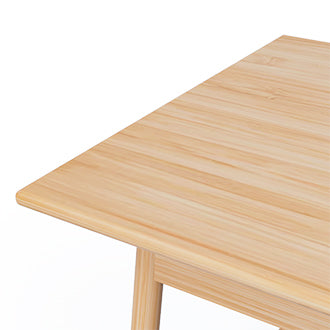 Anthony & Home Bamboo Computer Desk featuring a sleek, minimalist design with a spacious workspace and natural bamboo finish.
