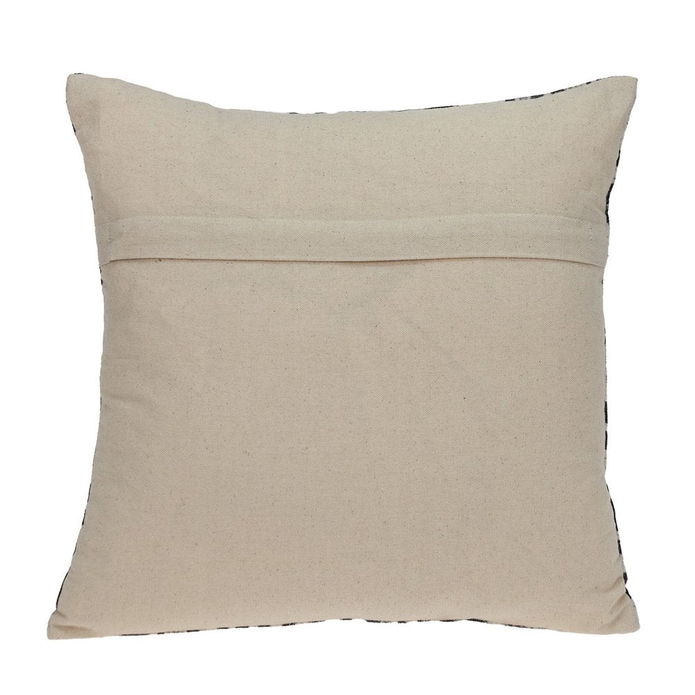 Black And White Abstract Velvet Throw Pillow - Anthony & Home