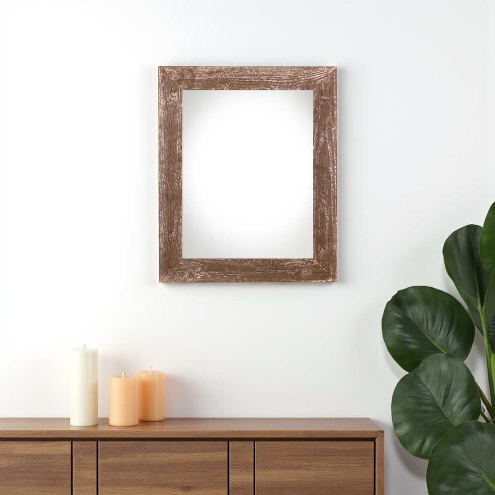 9" x 12" Espresso Solid Wood Hanging Picture Frame