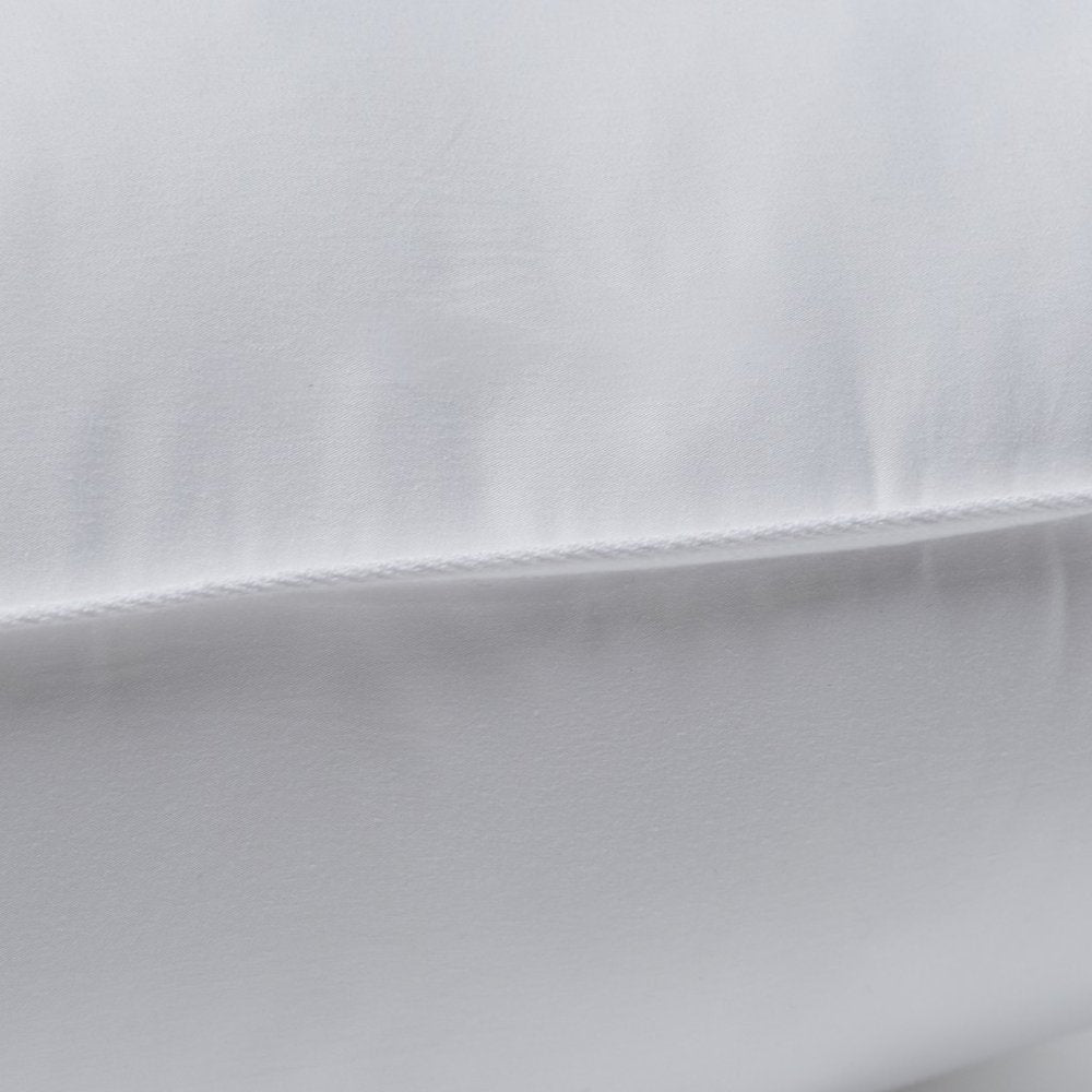 Set Of 2 Lux Sateen Down Alternative Standard Size Firm Pillows