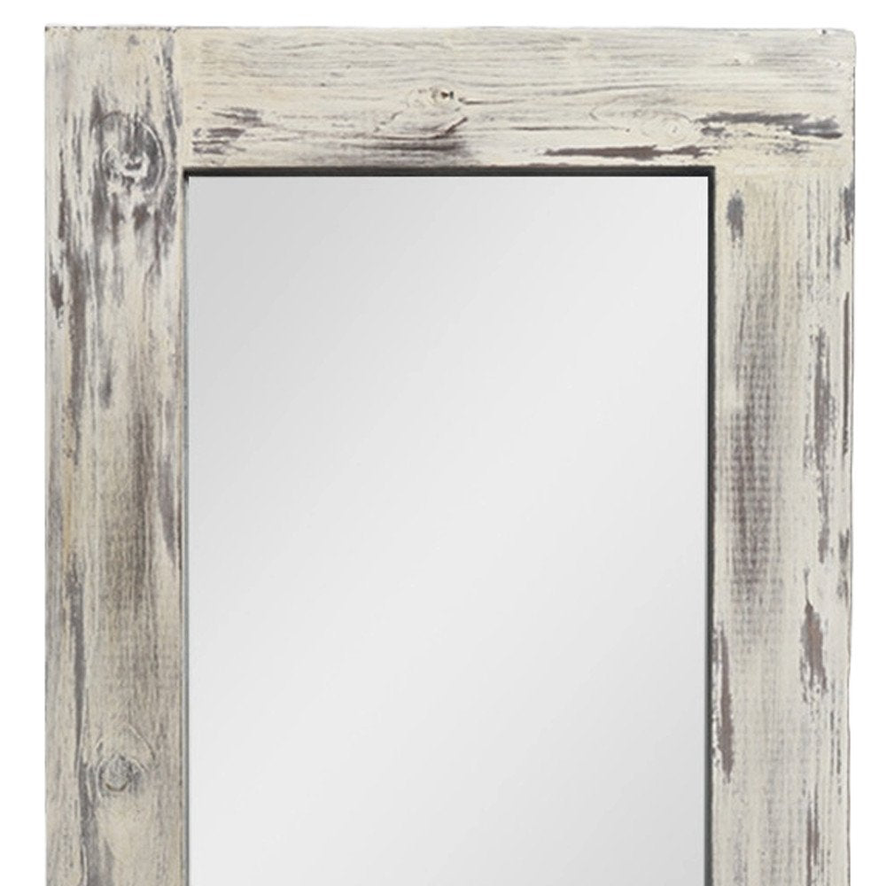 Dark Gray Solid Wood Framed
