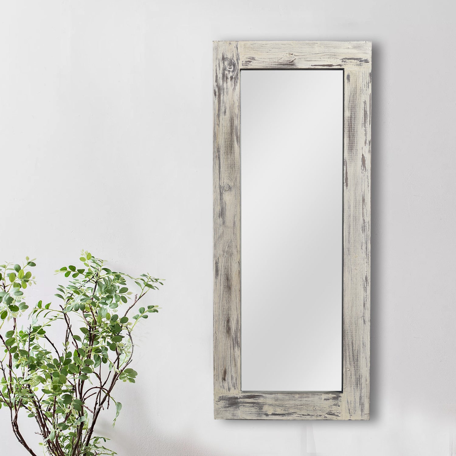 Dark Gray Solid Wood Framed
