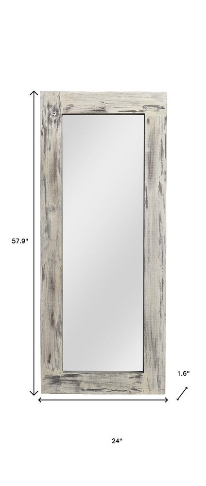 Dark Gray Solid Wood Framed