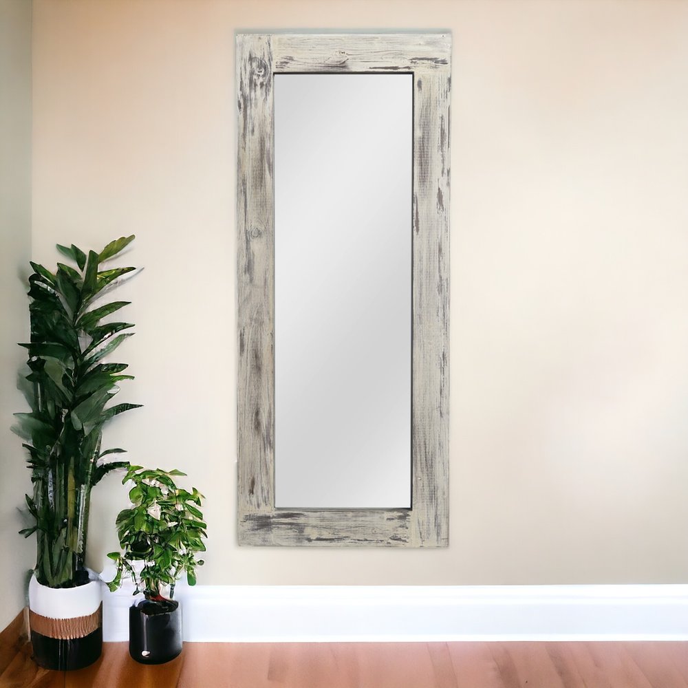Dark Gray Solid Wood Framed