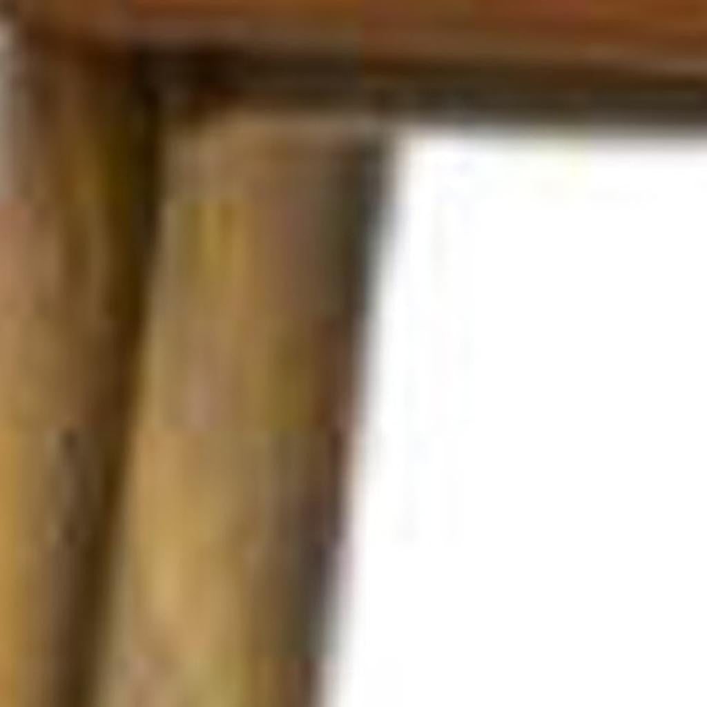 White Base and Navy Center Lumbar Throw Pillow