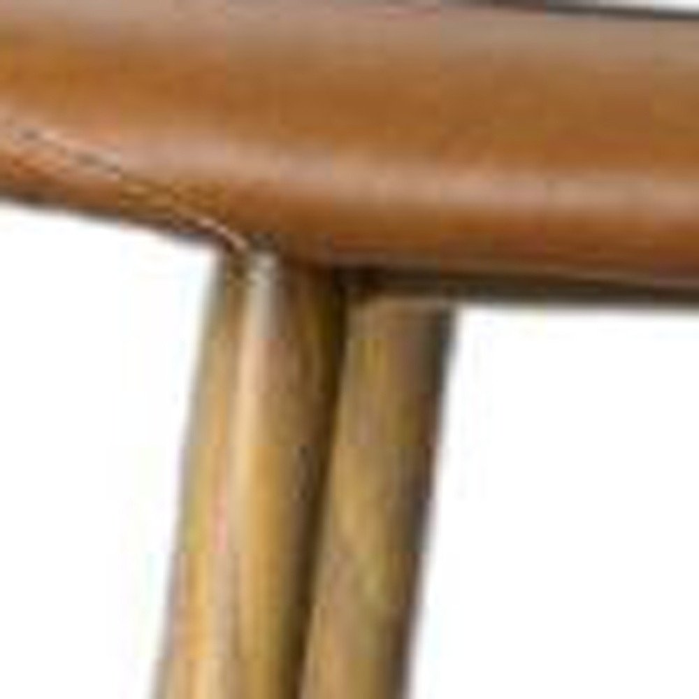 12" X 20" White And Navy Blue Lumbar Color Block Faux Leather Throw Pillow - Anthony & Home